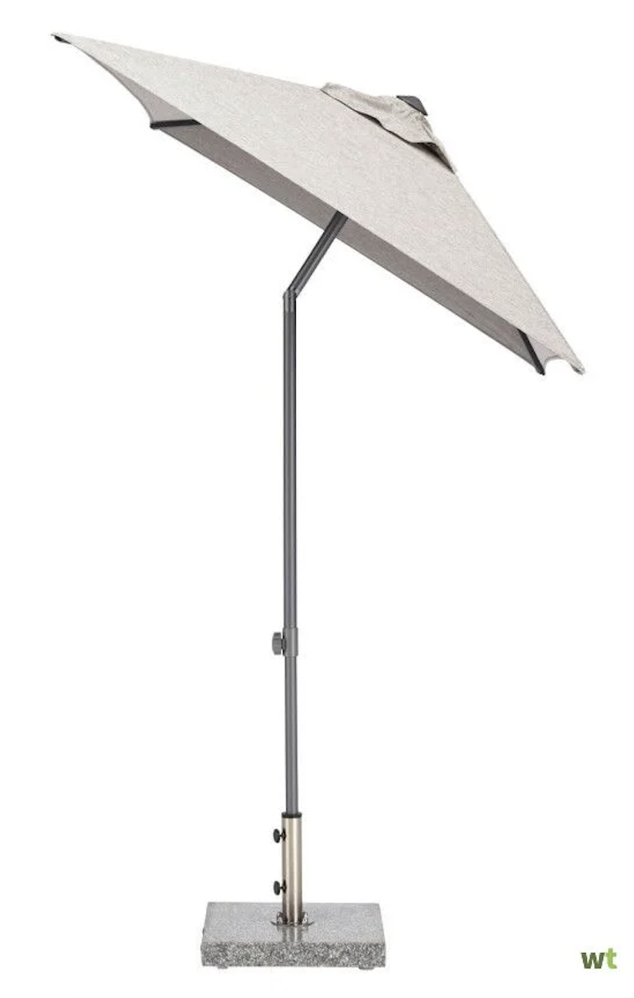 Stokparasol easy push 150x210 antraciet/grijs - Kettler