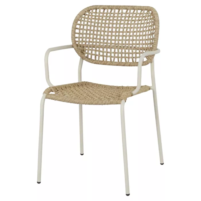 Eurofleur aanbieding Bowen stoel oyster/natural - 