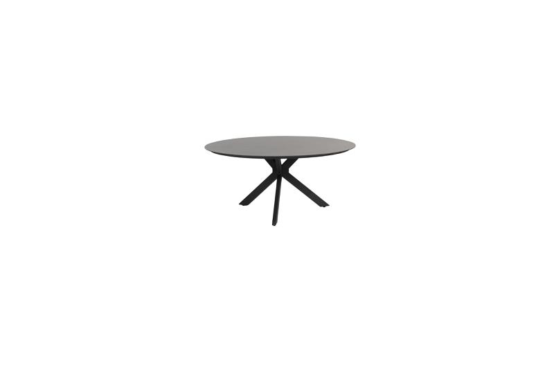 4so Locarno dining tafel antraciet HPL slate dia 160 cm  - 