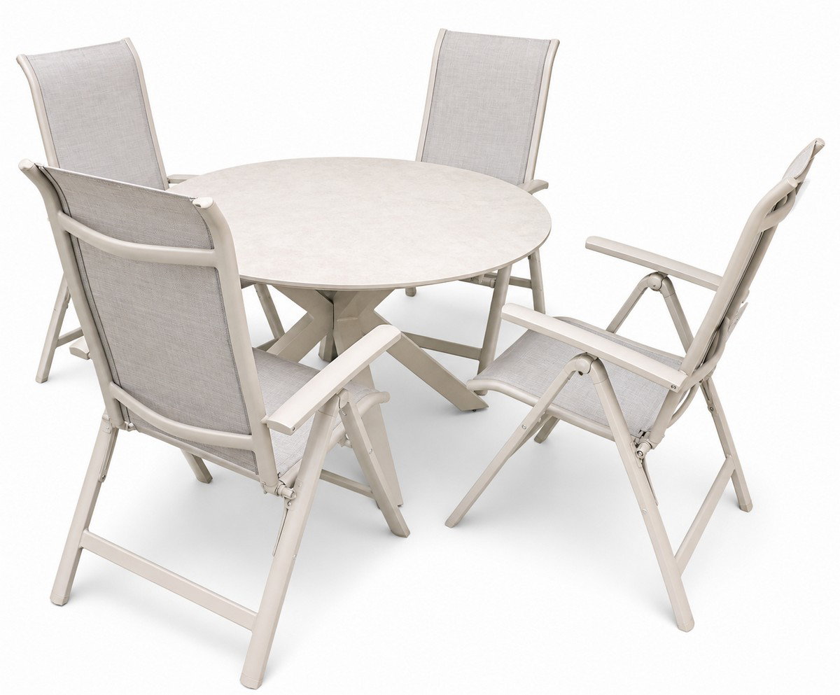 Driesprong collection Xander Hartman, Ronde tafel met 4x Alice stoel  - 