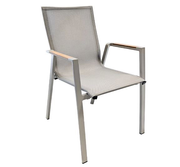 Trestino Altona Tuinstoel - Silver Grey - 