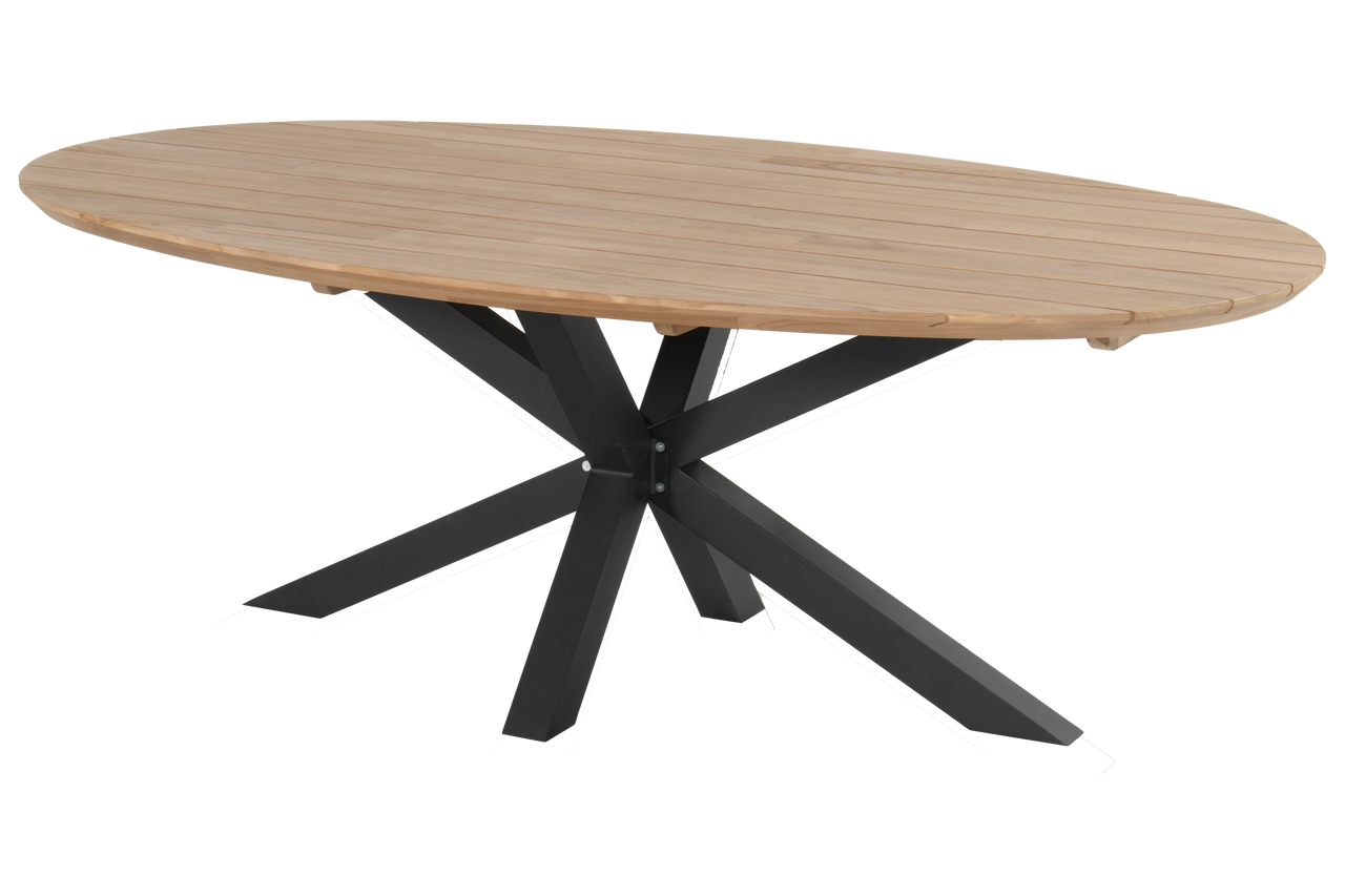 Stephanie Table 240 x 140 cm Tafel Zwart Hartman