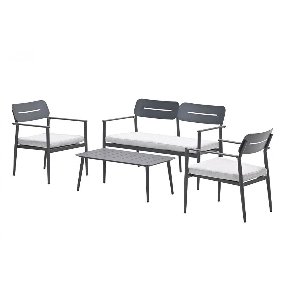 Garden impressions Morella Sofa Loungeset Carbon Black/Valley Sand - 