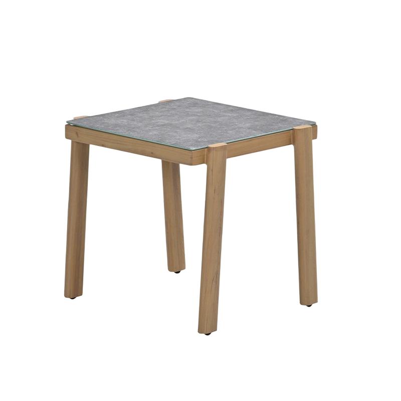 Garden impressions Chicago Bijzettafel Teaklook 48x48x50 cm  - 