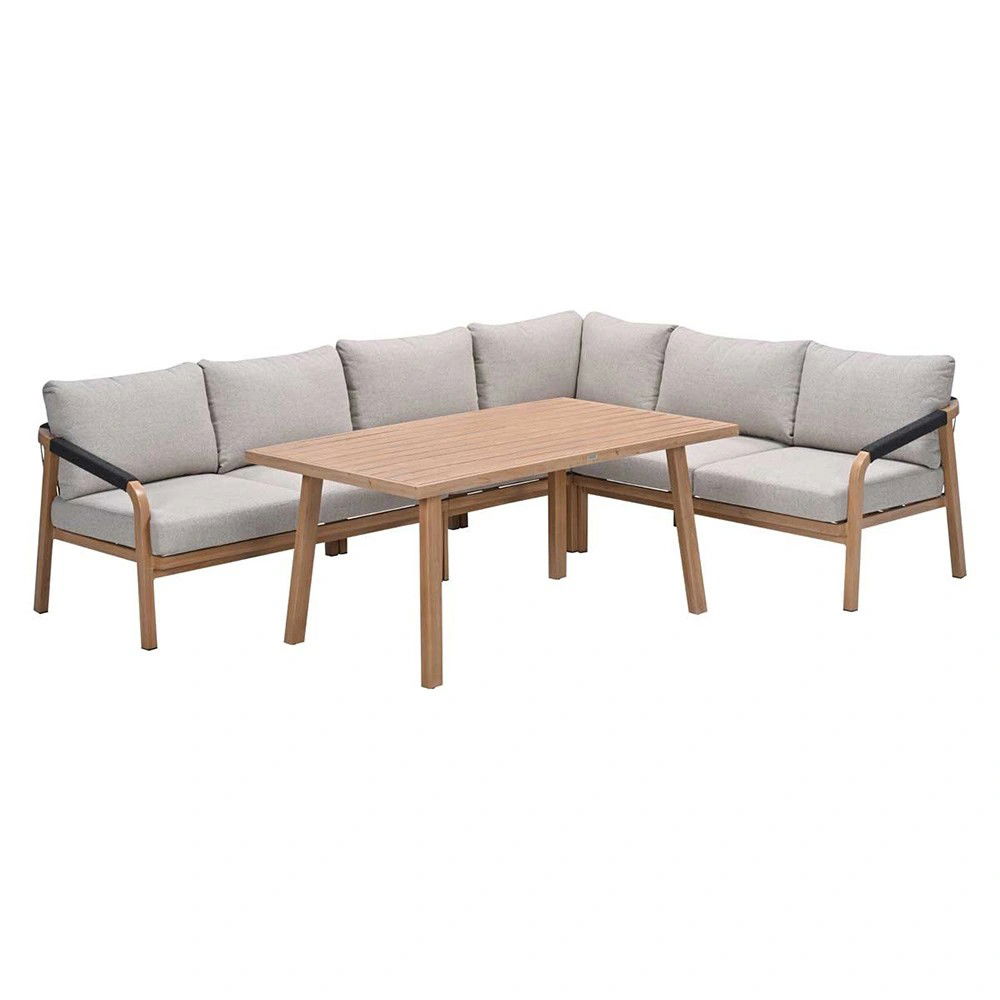 Garden impressions Monti Lounge- diningset 5 dlg Gobi Sand - 