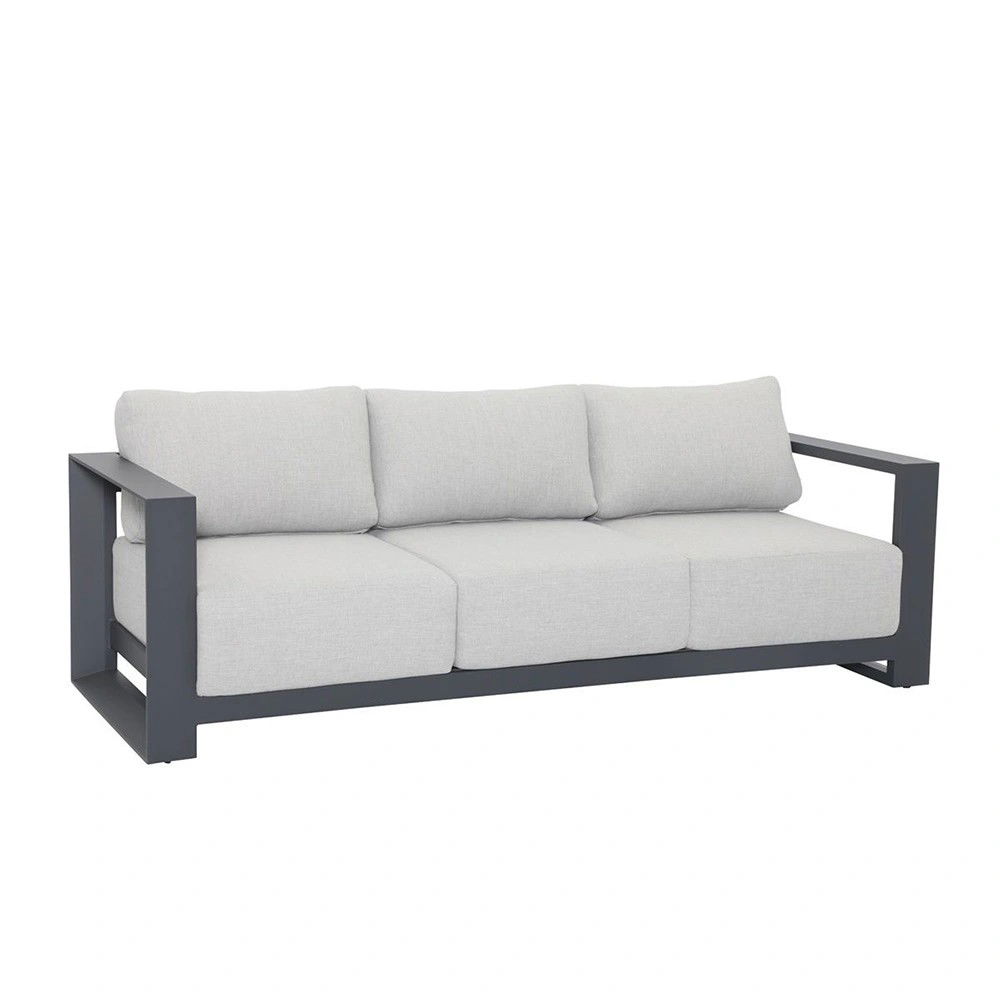 Garden impressions Levanto 3-zits Loungebank Carbon Black - 
