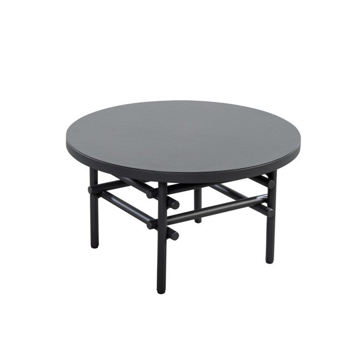 Ki side table dia. 60 cm aluminium dark grey - Yoi