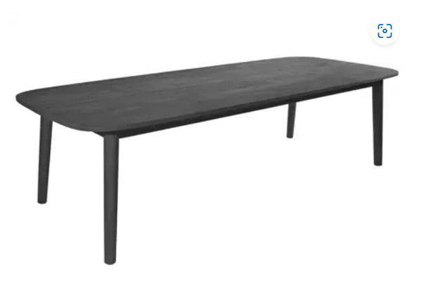 Lennon tafel 280x110x76 cm teak charcoal finish Max Luuk