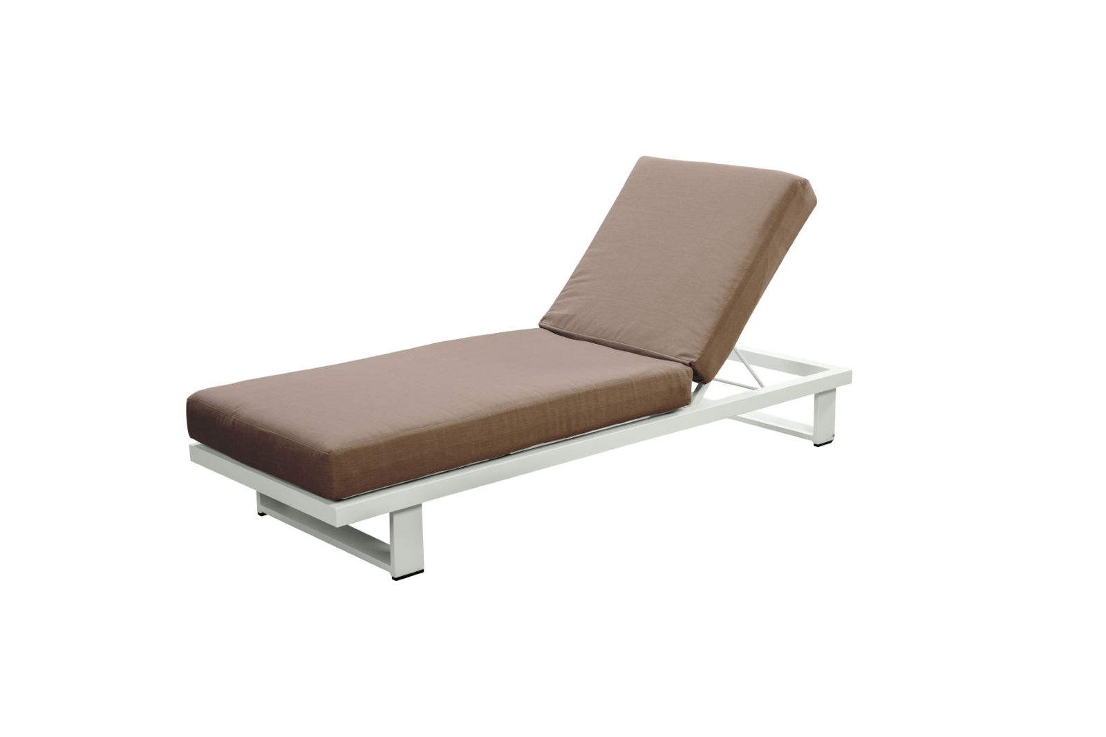 Kazoku lounger aluminium salix terracotta AW - Yoi