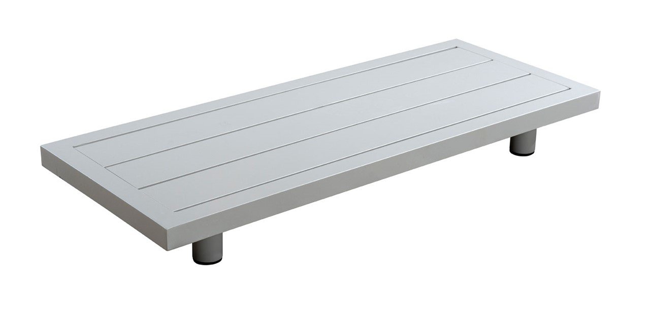 Vallon side table 100x40 cm aluminium salix - Yoi