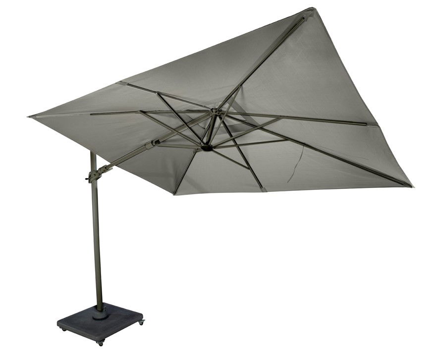 Cavalo parasol aluminium dark grey 300x220/8 dark grey - Yoi