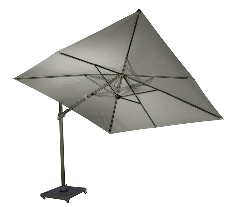 Cavalo parasol aluminium dark grey 300x300/8 dark grey - Yoi