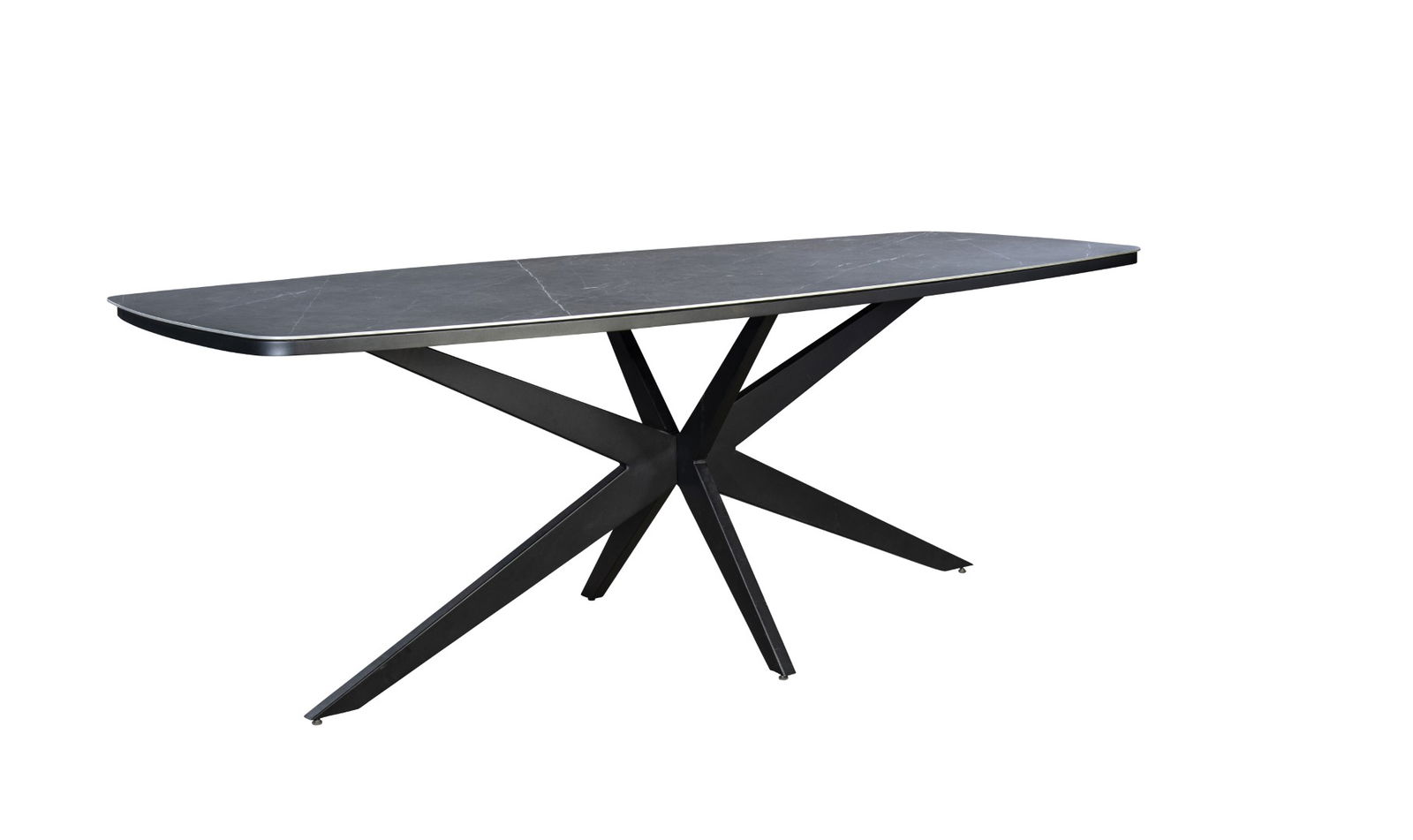 Yoi Calma high dining tafel 270x100x95 cm aluminium black/slate - 