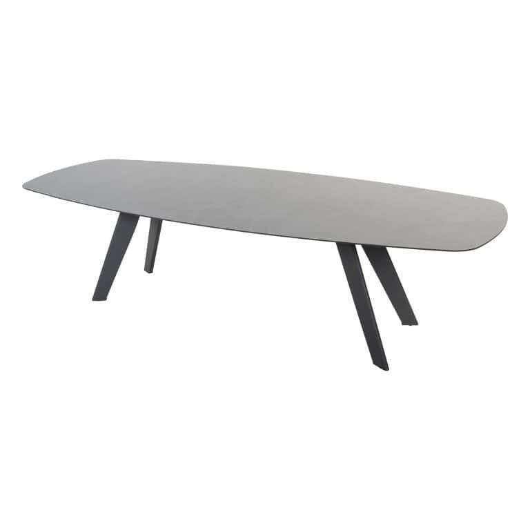 4so Montana tafel onderstel antraciet 280 x 113 cm barrel  - 