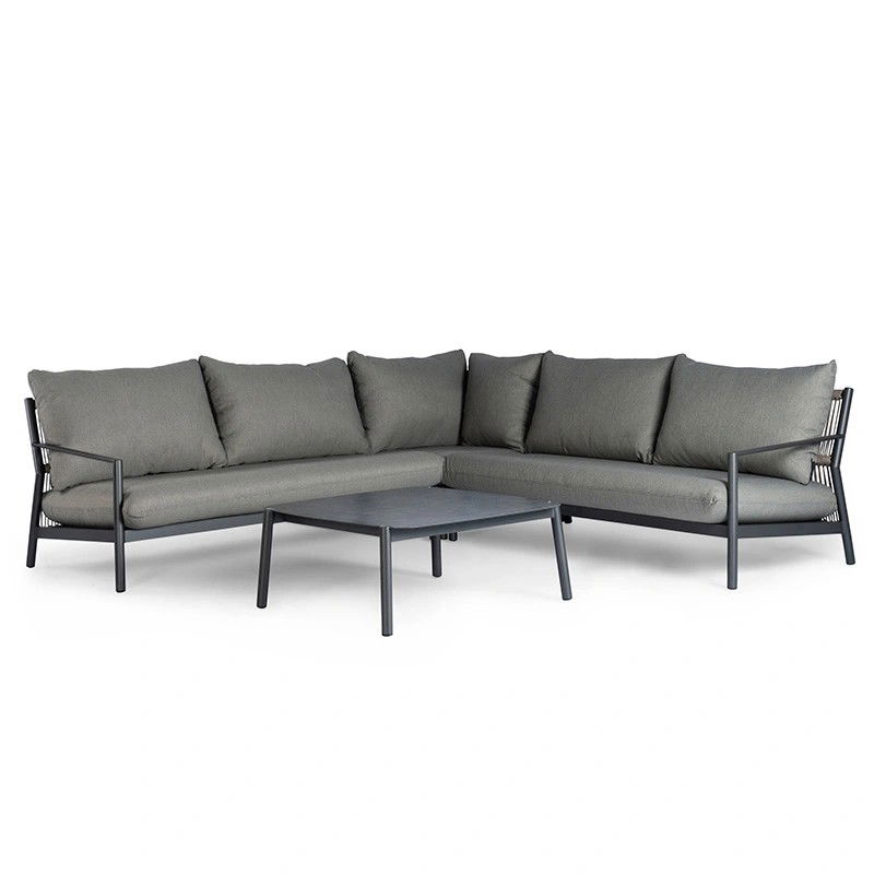Tierra outdoor Monti Loungeset Charcoal - 