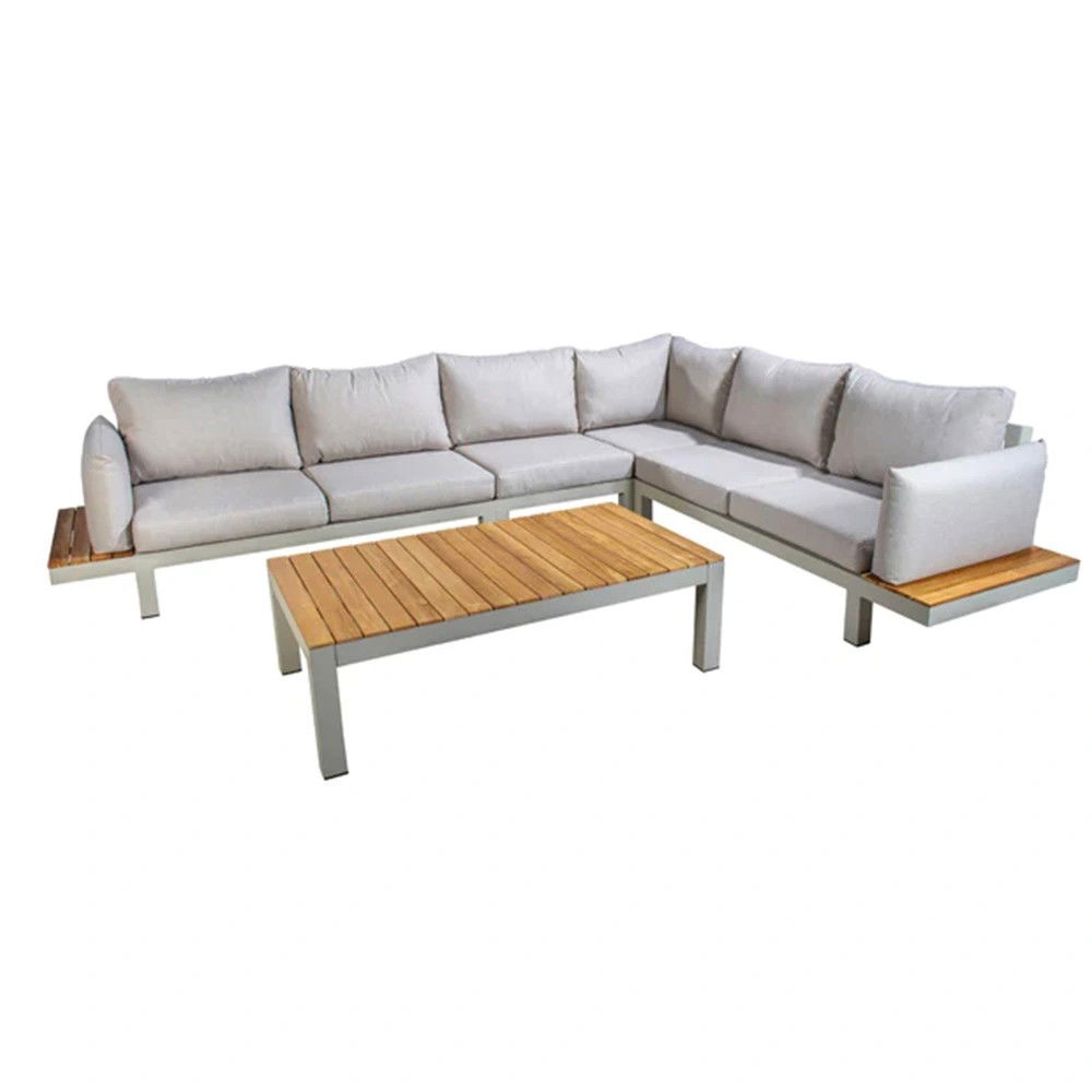 Yoi Midori Hoek Loungeset Salix/teak - 