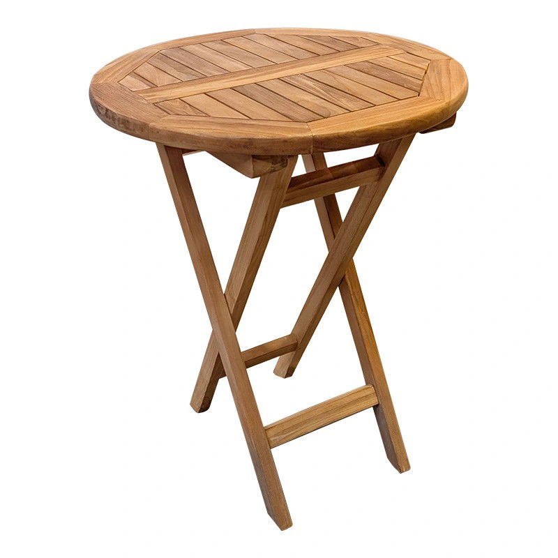 Buitengewoon de boet New Round Klaptafel Teak dia. 60x76 cm - 