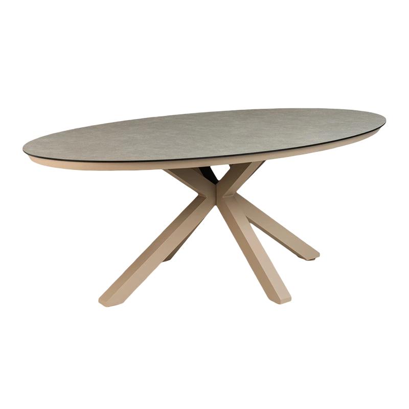Tierra outdoor Rivera Diningset Champagne Ovaal  - 