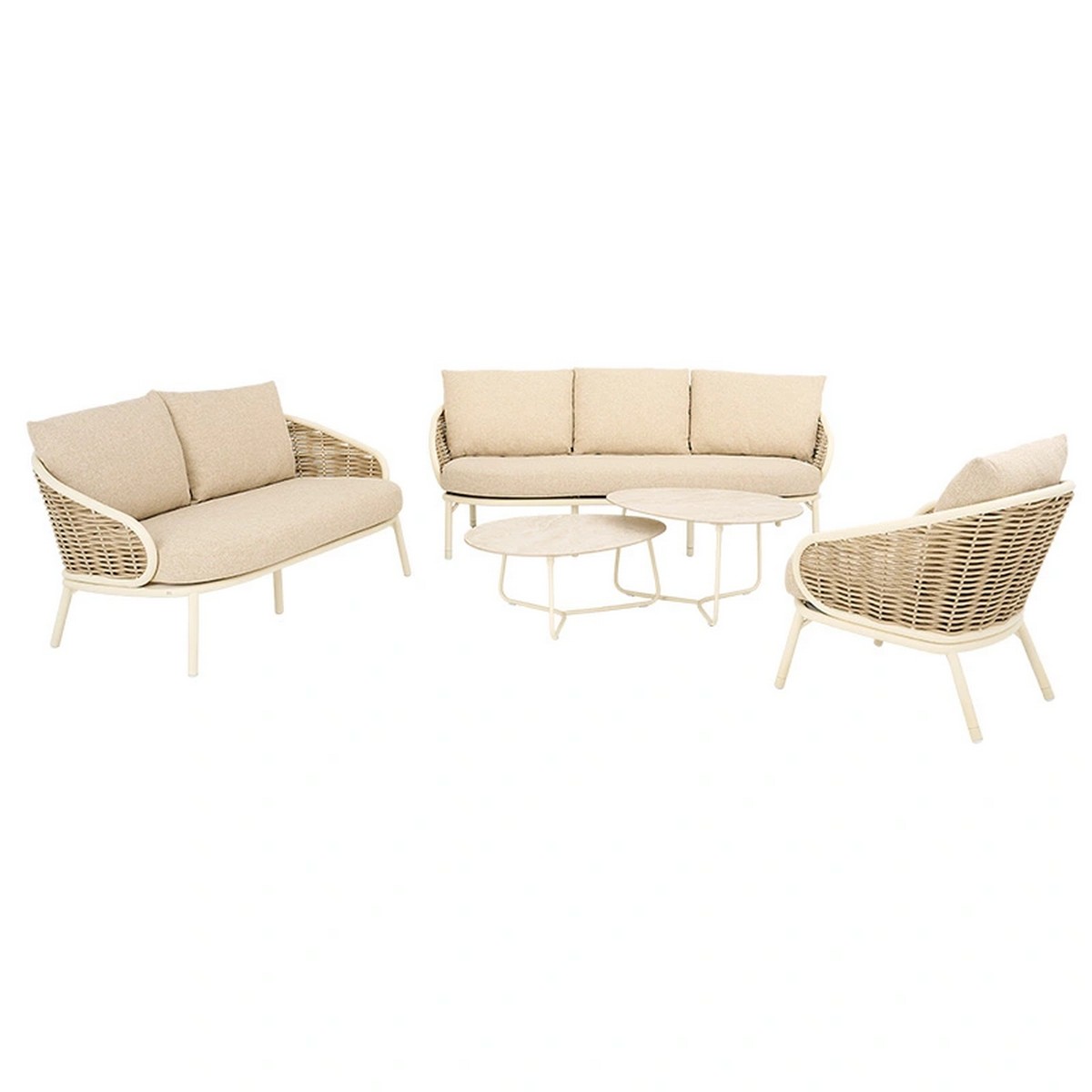 Applebee Pine Key Sofa Loungeset Oyster  - 