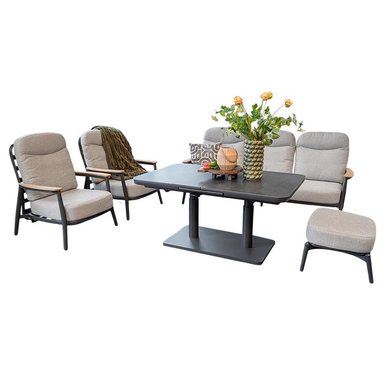 Trestino Alassio Sofa Loungeset Antraciet  - 