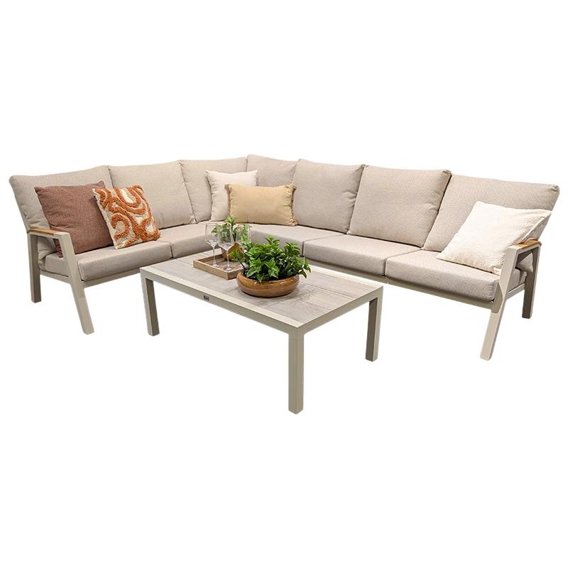 Trestino Alzano Hoek Loungeset Latte  - 