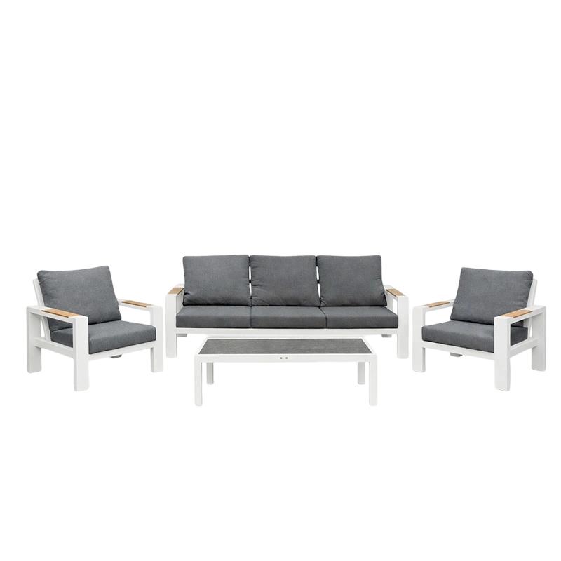 Buitengewoon de boet Benton Sofa Loungeset Wit  - 