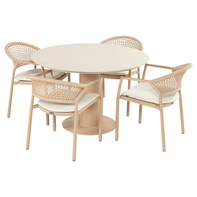 Hartman Girona Taragona Diningset Cappuccino  - 