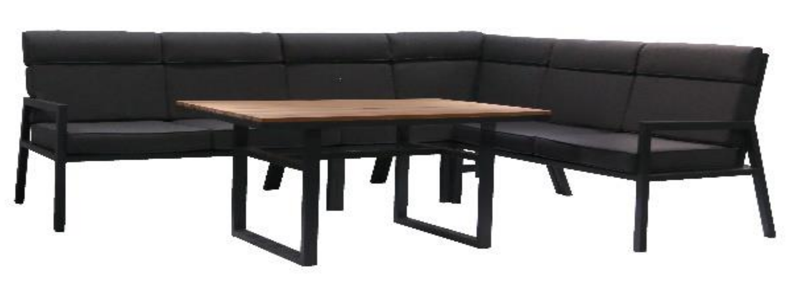 SET stefano HB hoek 6 delig met tafel OWN