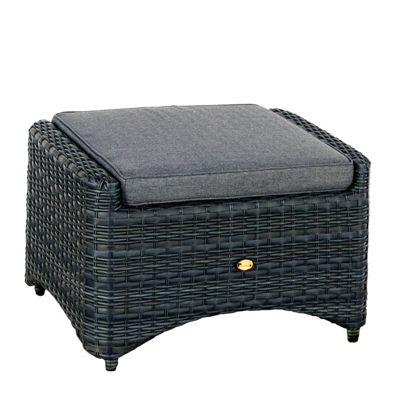 Hocker Riverside Midnight Grey Oosterik Home