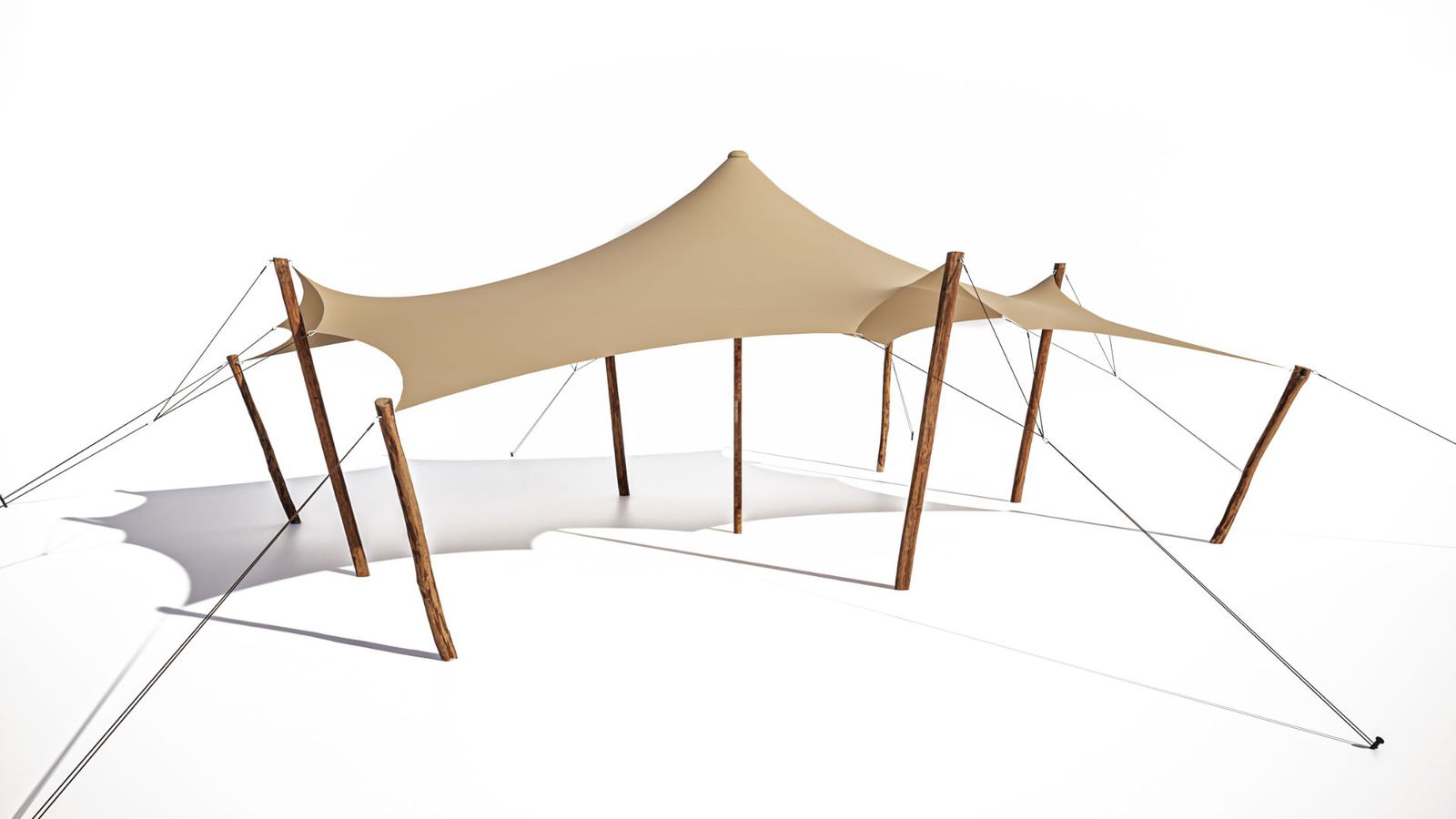 Stretchtent 6x8 zand - Nomadik Stretch