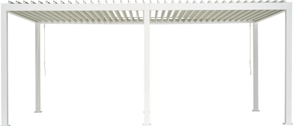 Overkapping vierkant M Rota 360 cm x 530 cm Matt white Suns