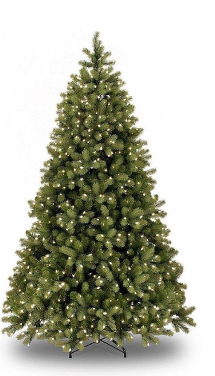 National tree company Poly Bayberry Spruce kunstkerstboom Hinged 213 cm D140 cm met 550 LED Power Connect  - 