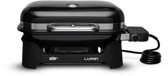 Lumin compact black, elektrisch barbecue Weber