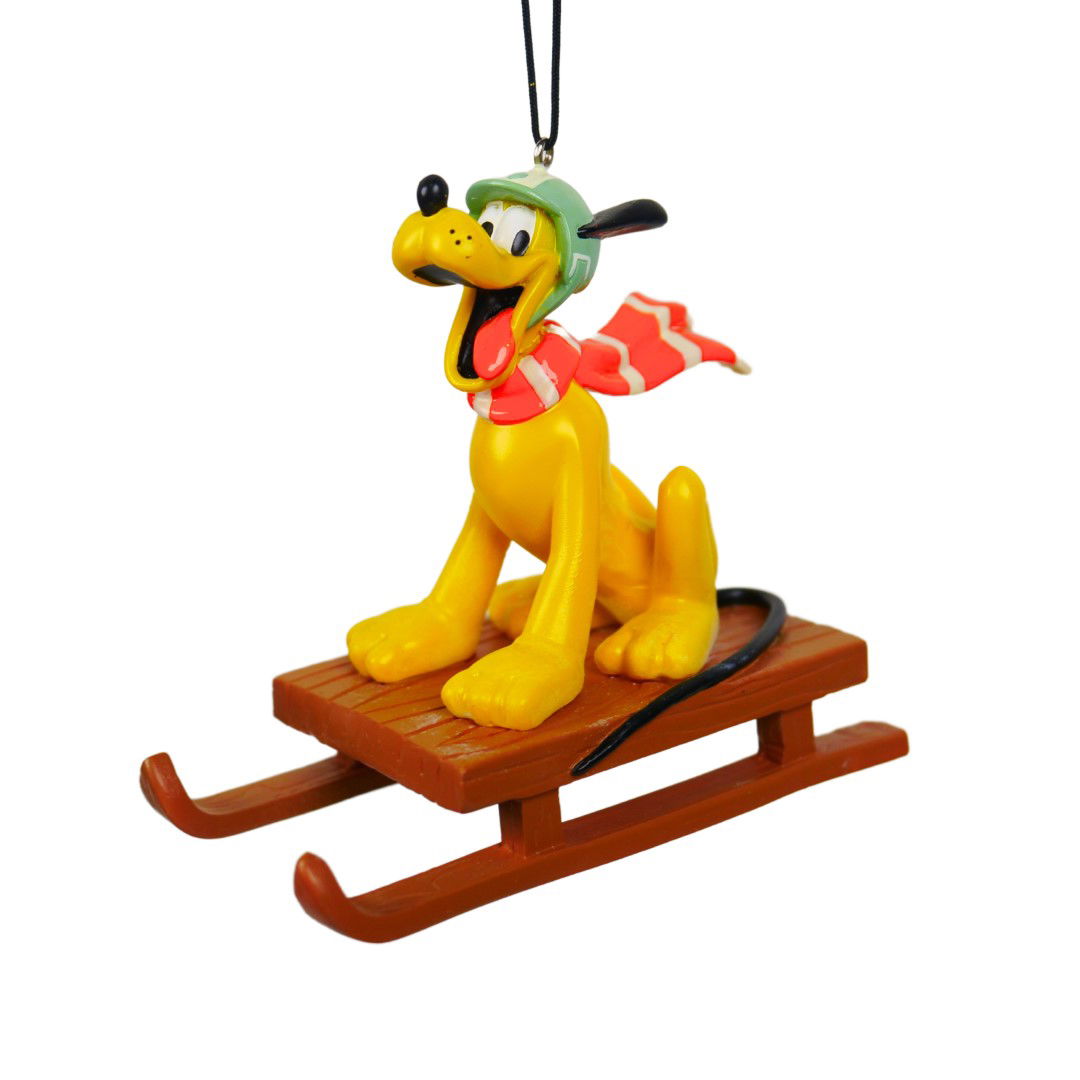 3D Ornament Pluto Sled 11x5x10 cm kerstornament - Disney