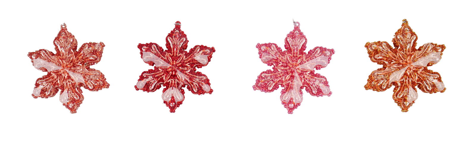 3.15 inch Snowflake Orna X 4. 5x5x10 cm kerstornament - Kurt S. Adler