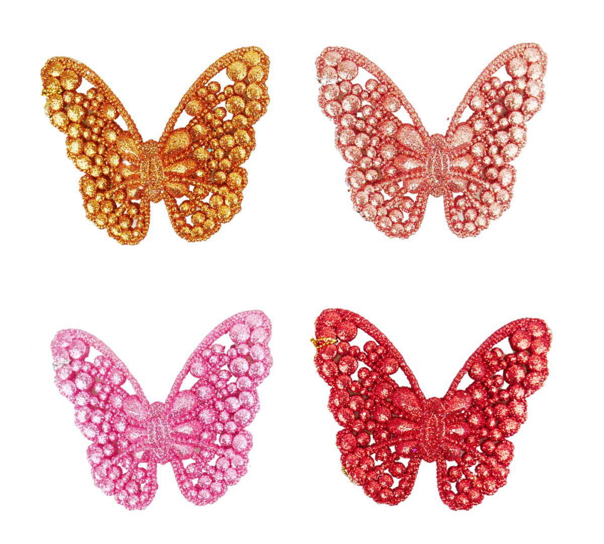 3.5 inch Butterfly Orn X 4. 5x5x10 cm kerstornament - Kurt S. Adler