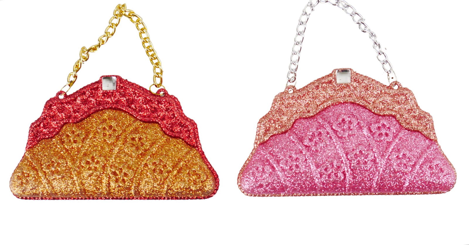 4.7 inch Lady Handbag Orna X 2. 5x5x10 cm kerstornament - Kurt s. Adler
