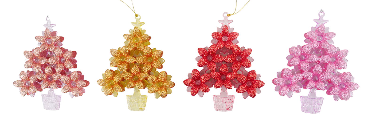 5.5 inch Christmas Tree Orna X 4. 5x5x10 cm kerstornament - Kurt S. Adler