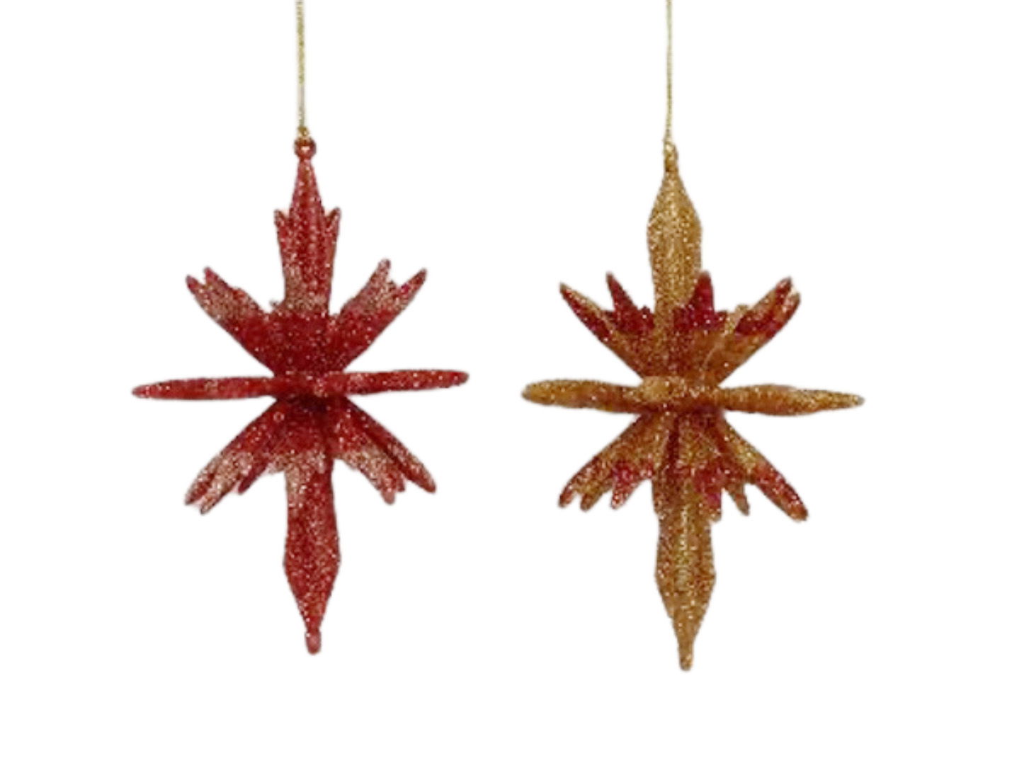 Burst Orna X 2. I 5x5x10 cm I kerstornament - Kurt S. Adler
