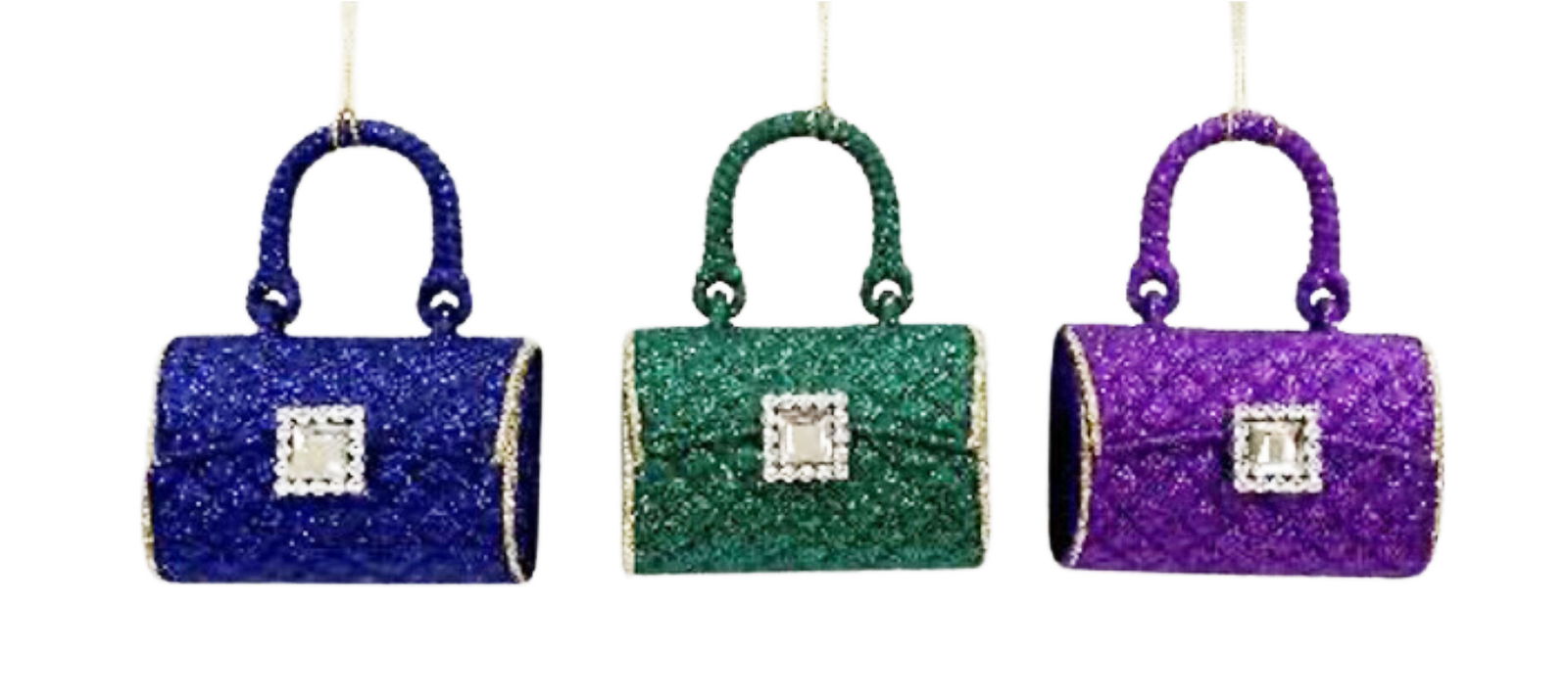 4.5 inch Lady Handbag Orna X 3. II 5x5x10 cm kerstornament - Kurt S. Adler