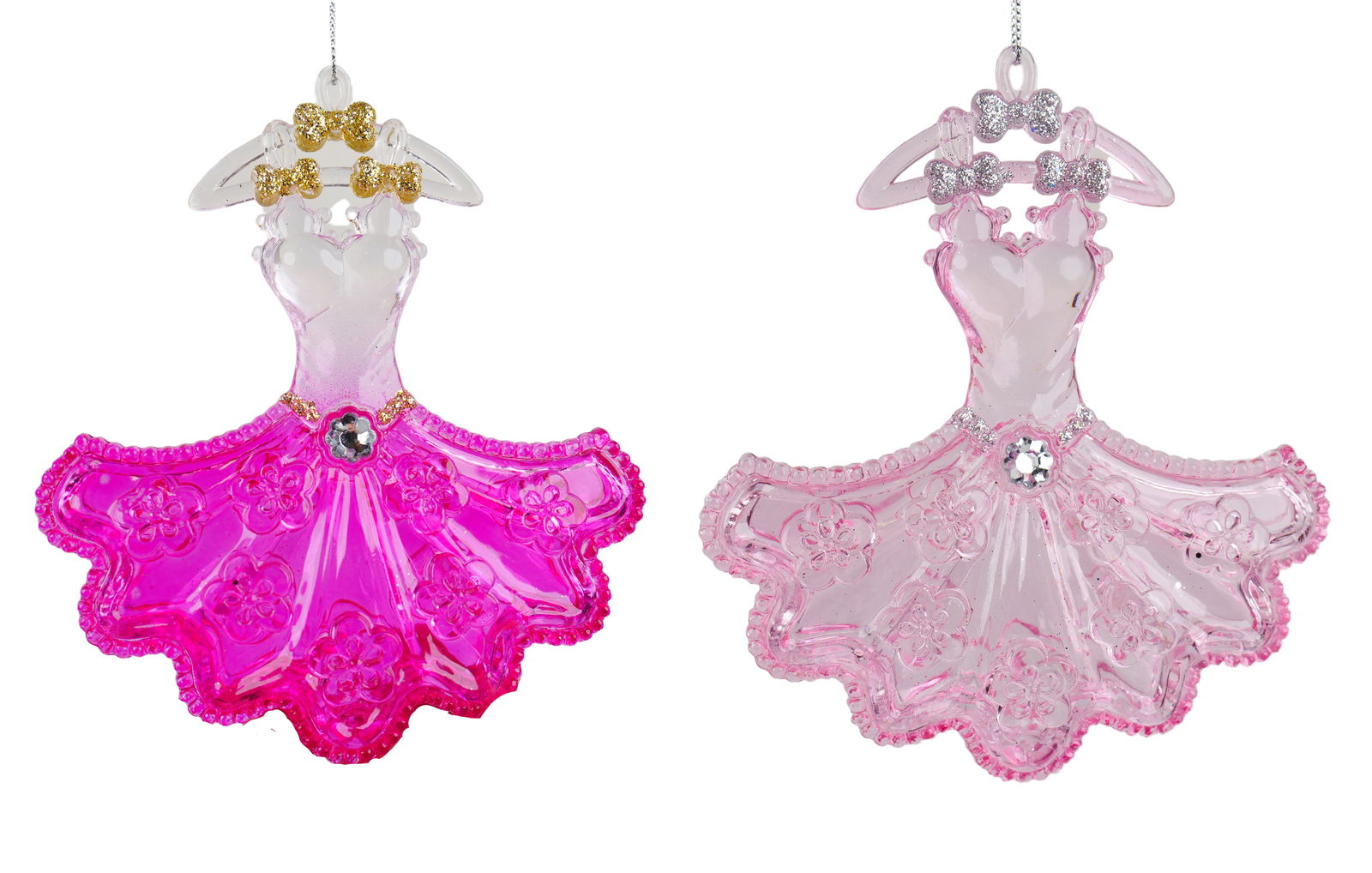 Kurt s adler 5.5 inch Dress Orna X 2. I 5x5x10 cm kerstornament - 