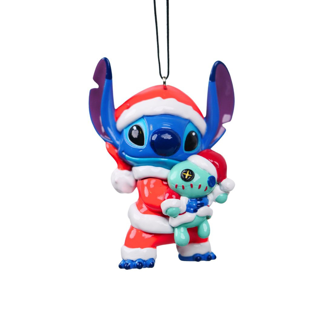 3D Ornament Stitch With Scrump 4x3x8 cm kerstornament - Disney