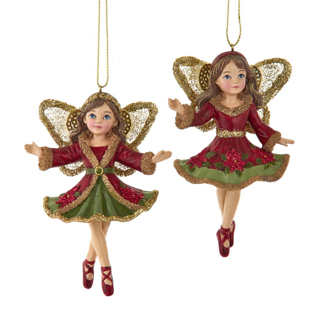 Resin elegant elfje 2A 11 cm ornament Kurt S. Adler - Kurt s adler