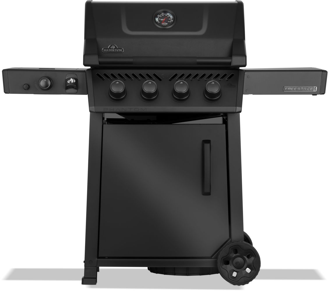 Napoleon grills Phantom Freestyle Pro 425 met RVS roosters en deur mat zwart
