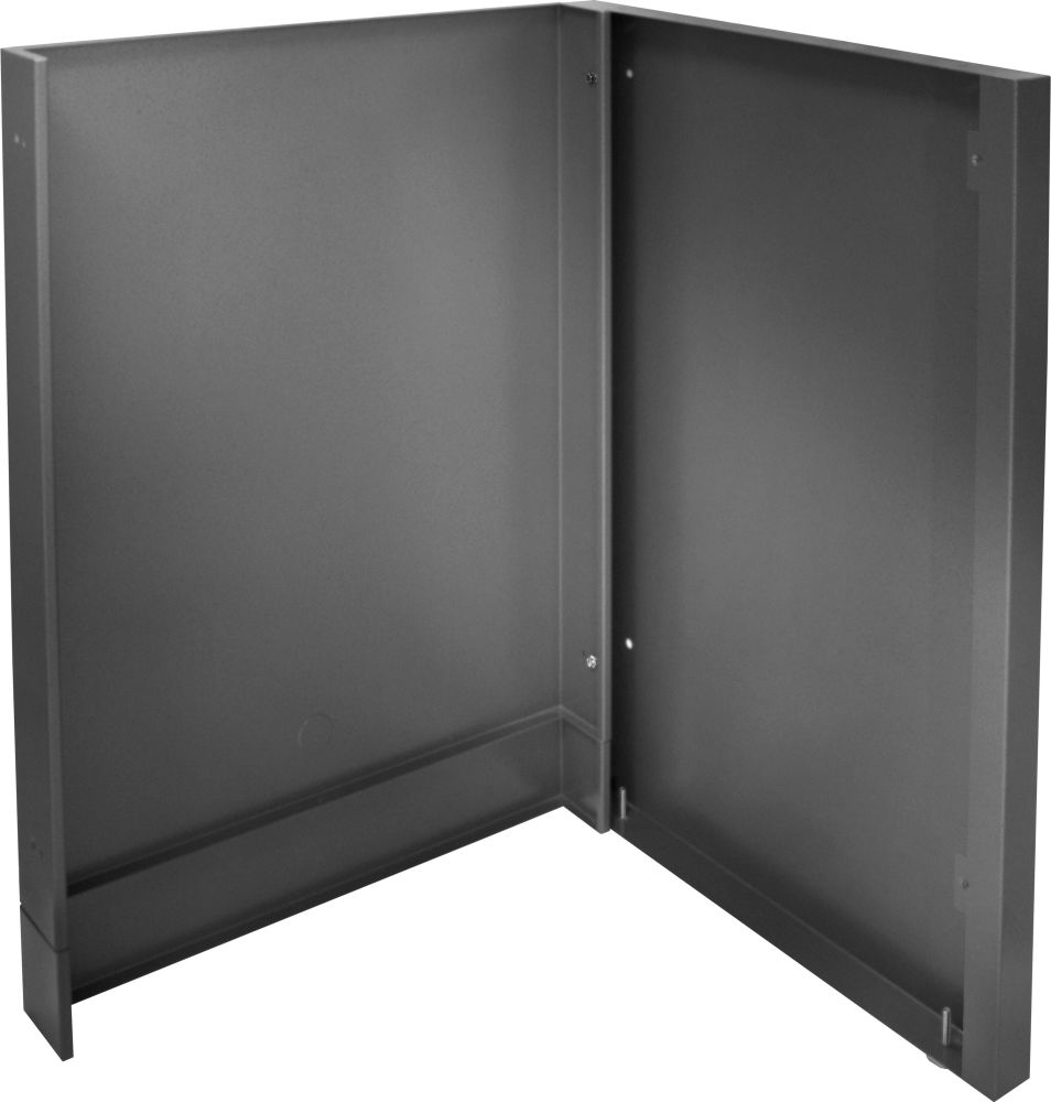 Eindpaneel voor koelkast met 2 deuren mat zwart Napoleon Grills - Napoleon grills