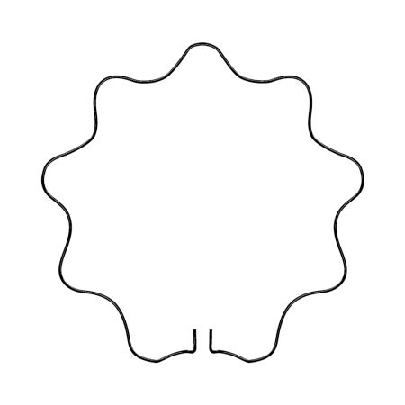 Peacock Steunring rond geschulpt dia. 48 cm  - 