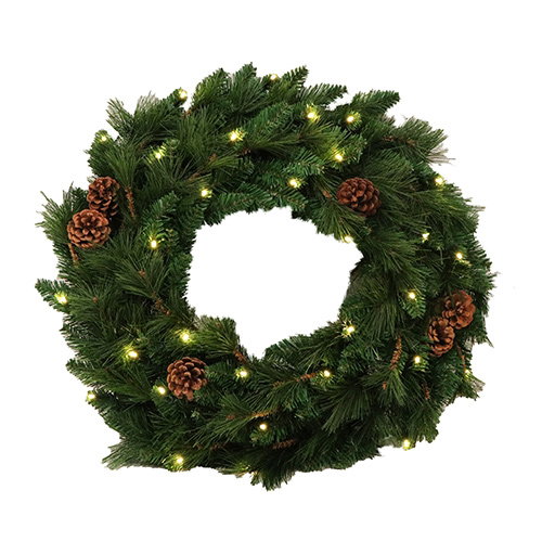 Northern kunstkerstkrans led dia. 60 cm kerstversiering kerstboom Holiday Tree - Holiday tree