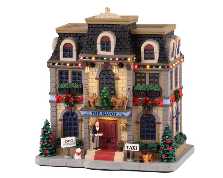 Lemax Christmas at the savoy with 4.5v adaptor - 