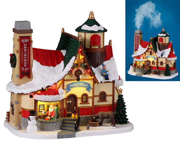 Santa'S Chalet With 4.5V Adaptor Kerst LEMAX - Lemax