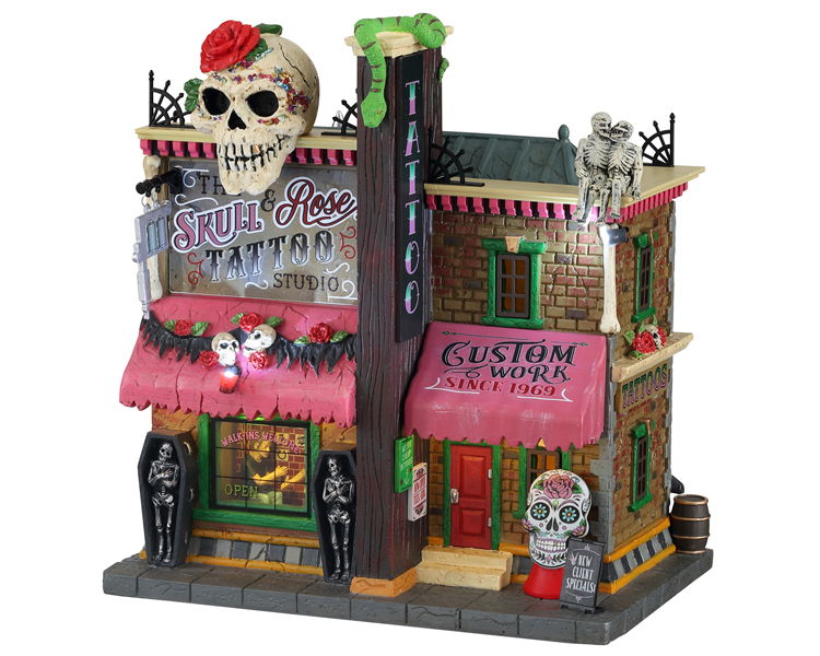 LEMAX The Skull And Rose Tattoo Studio B/O (4.5V) Kerst - 